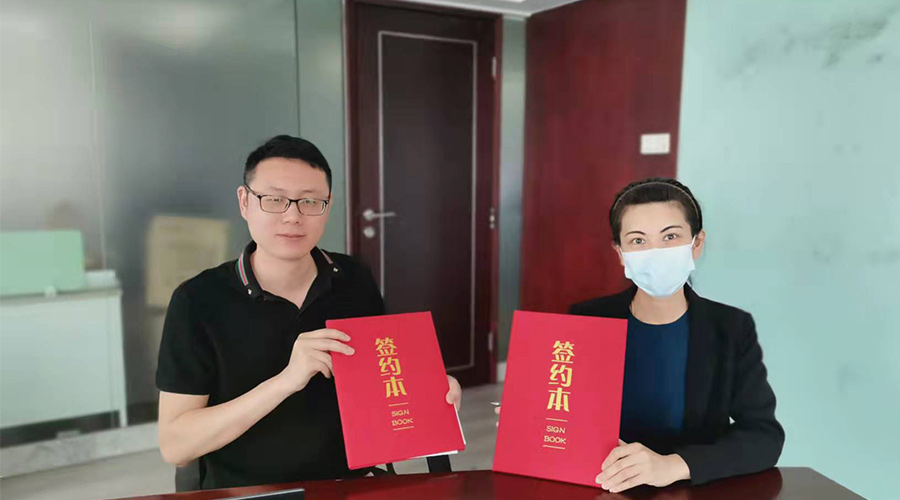 祝賀！金環(huán)電器與寧波某品牌電商客戶再次合作，簽約成功！